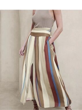 BANANA REPUBLIC drop waist maxi skirt